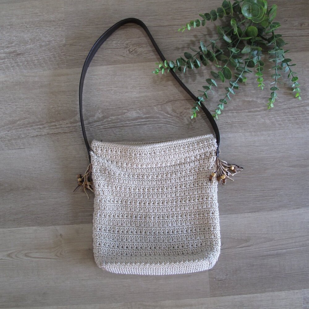 THE SAK Crotchet Shoulder Bag with Beads